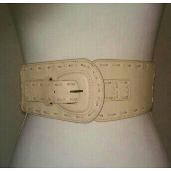 Cream Waist Belt - Picture 2 of 3